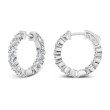 18K White Gold 20=4Ctw GH Vsi1 Hoop Er