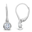 18K White Gold 2=.80 Gsi1 Diamond Bezel Er Lvbk