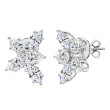 18K White Gold 3.25Ctw FG Vs Diamond Er 4Mq=1.25 6Ps=2Ct