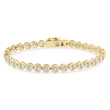 18K Yellow Gold 33=6.25 Rd Hvs2 Bezel Br