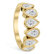 18K Yellow Gold 6Ps=1.50 Hi Si1 Band