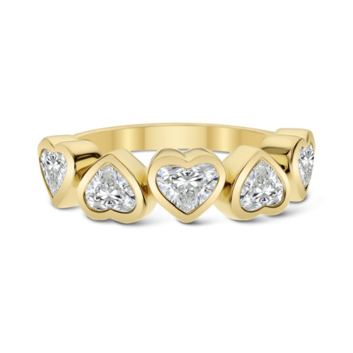 18K Yellow Gold 5Hs=1.70 H Vs Band