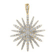 18K Yellow Gold 123=2.30 Gh Vs2 Si1 Star Nk 17