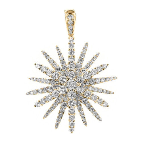 18K Yellow Gold 123=2.30 Gh Vs2 Si1 Star Nk 17