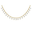 18K Yellow Gold 19Ps=5Ct Hi Vsi1 Neck 18