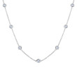 18K White Gold 7D=1.50 Hivsi1 Dby Nk 17.5