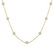 18K Yellow Gold 7=1.50 Hi Vsi1 Dby Nk 17.5