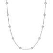 18K White Gold 10D=2Ct Hi Vsi1 Dby Nk 18