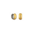 24K Sterling Silver .36D Huggies Reversible 8mm Earrings