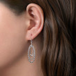 925 Sterling Silver Bujukan and Rope Drop Earrings