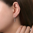 925 Sterling Silver Bujukan 30mm Classic Hoop Earrings