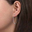 925 Sterling Silver Bujukan 40mm Classic Hoop Earrings