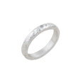 Sterling Silver Matte Hammered Band
