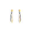 24K Sterling Silver .52D Keller Earrings
