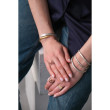 24K Sterling Silver .36D Wrap Bracelet