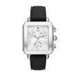 Deco Sport Chronograph Stainless Steel Black Silicone Watch