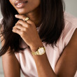 Meggie 18K Gold-Plated Diamond Dial Watch
