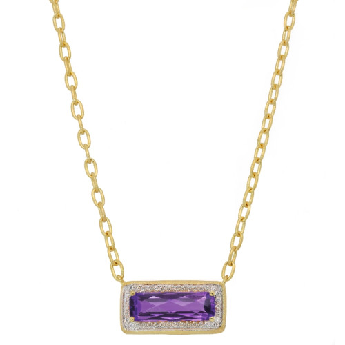 14K Yellow Gold 3.23Am .23D Necklace