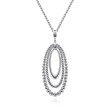 925 Sterling Silver Bujukan and Rope Circle Pendant Necklace