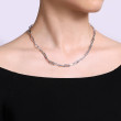 925 Sterling Silver Solid Paper Clip Chain Necklace