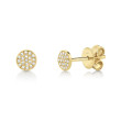 0.07Ct Diamond Pave Stud Earring
