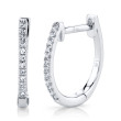 0.08Ct Diamond Huggie Earring
