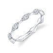 0.38Ct 14K White Gold Diamond Lady'S Band