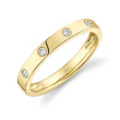 0.07Ct 14K Yellow Gold Diamond Lady'S Band