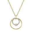 0.11Ct Diamond Circle Necklace