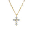 0.25Ct Diamond Cross Necklace