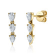 Diamond Pear Earring