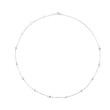 14K White Gold Diamonds By The Yard Necklace