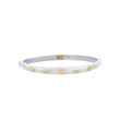 24K Sterling Silver .14D Bng Bracelet