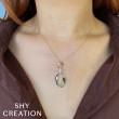 0.10Ct Diamond Mobius Necklace