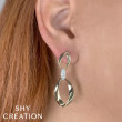 0.20Ct Diamond Mobius Earring