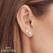 0.24Ct 14K White Gold Diamond Stud Earring