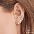 0.07Ct Diamond Pave Stud Earring