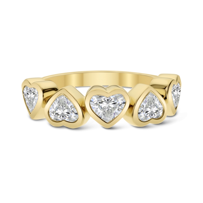 18K Yellow Gold 5Hs=1.70 H Vs Band