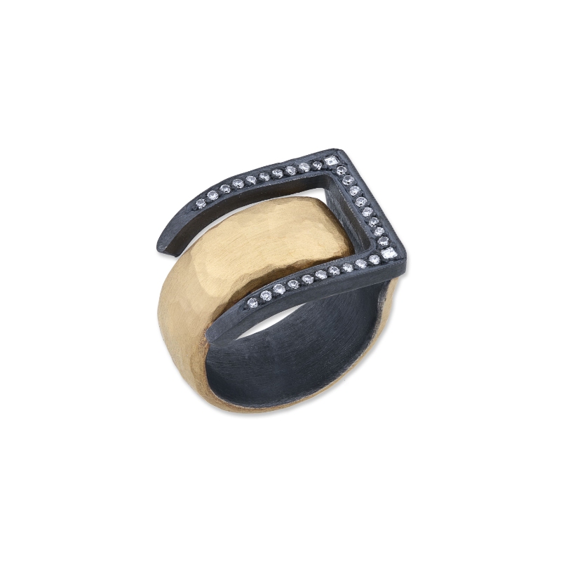 24K .31D Deco Ring 15mm