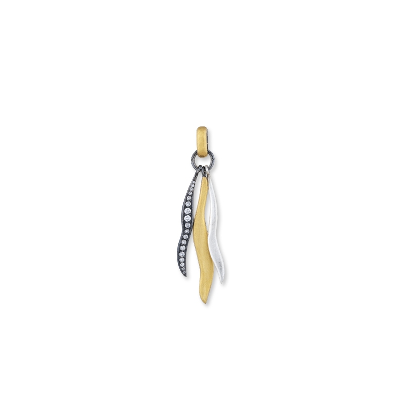 24K Sterling Silver .26D Keller Pendant