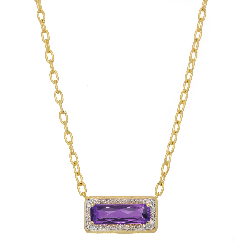 14K Yellow Gold 3.23Am .23D Necklace