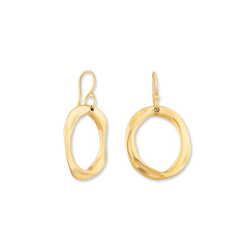 24K Sterling Silver Orion Earring 22K Ewire