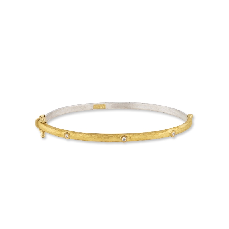 24K Sterling Silver .06D Bng Bracelet